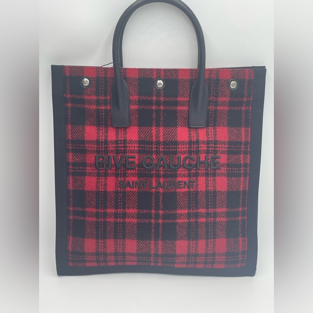 Limited Edition Saint Laurent Wool Noe South Rive Gauche Tote